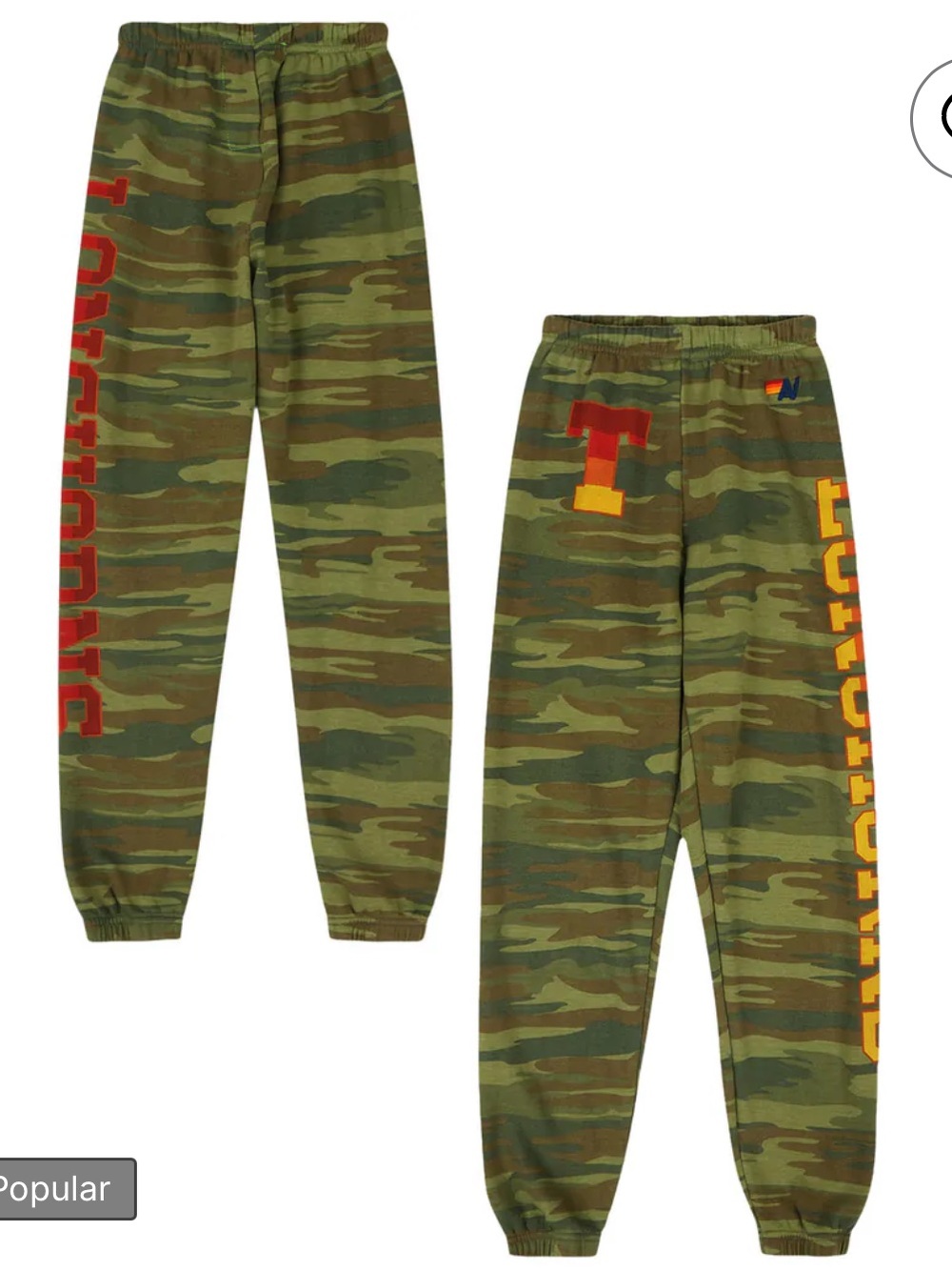 Aviator Nation Aviator Nation Camo Texas Longhorns Sweatpants